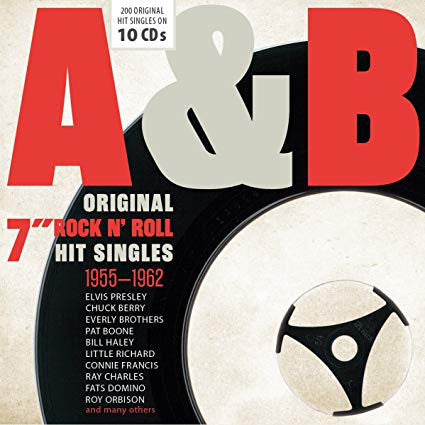 Various : A & B Original 7" Rock N' Roll Hit Singles 1955 - 1962 (Box + 10xCD, Comp)