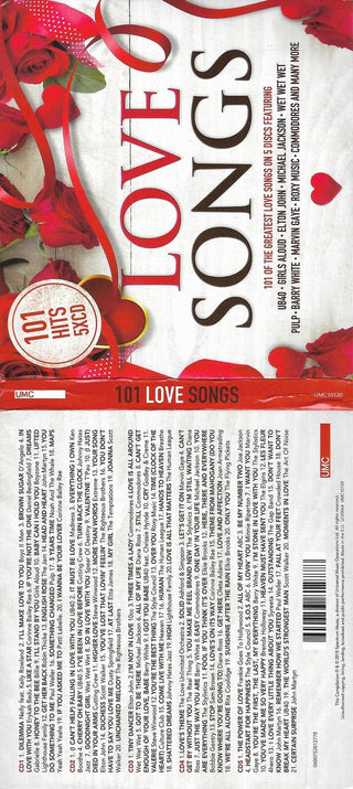 Various : 101 Love Songs (5xCD, Comp)