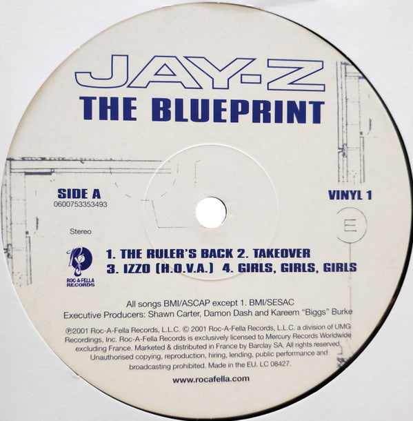 Jay-Z : The Blueprint (2xLP, Album, RE, RP, Gat)