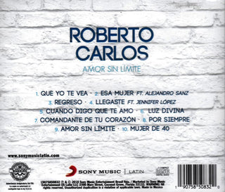 Roberto Carlos : Amor Sin Límite (CD, Album)