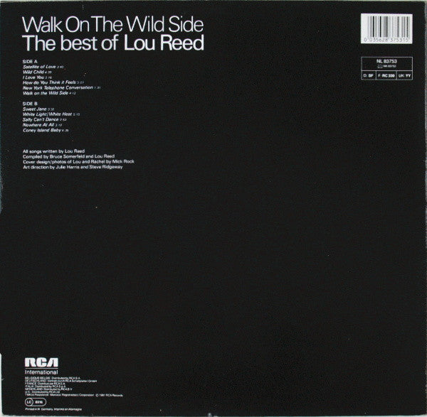 Lou Reed : Walk On The Wild Side - The Best Of Lou Reed (LP, Comp, RE)
