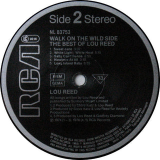 Lou Reed : Walk On The Wild Side - The Best Of Lou Reed (LP, Comp, RE)
