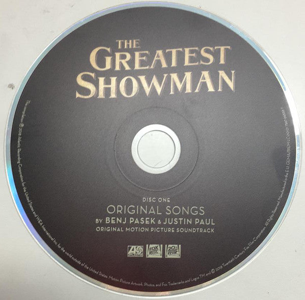 Various, Benj Pasek, Justin Paul (5) : The Greatest Showman: Sing-A-Long Edition (Original Motion Picture Soundtrack) (2xCD, Album, Dlx, Sin)
