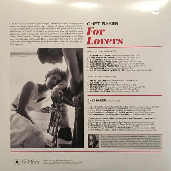 Chet Baker : For Lovers (LP, Comp, Mono)
