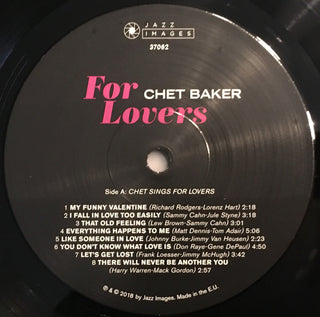 Chet Baker : For Lovers (LP, Comp, Mono)