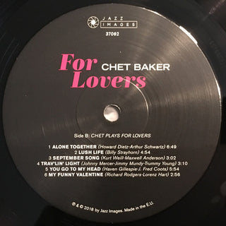 Chet Baker : For Lovers (LP, Comp, Mono)