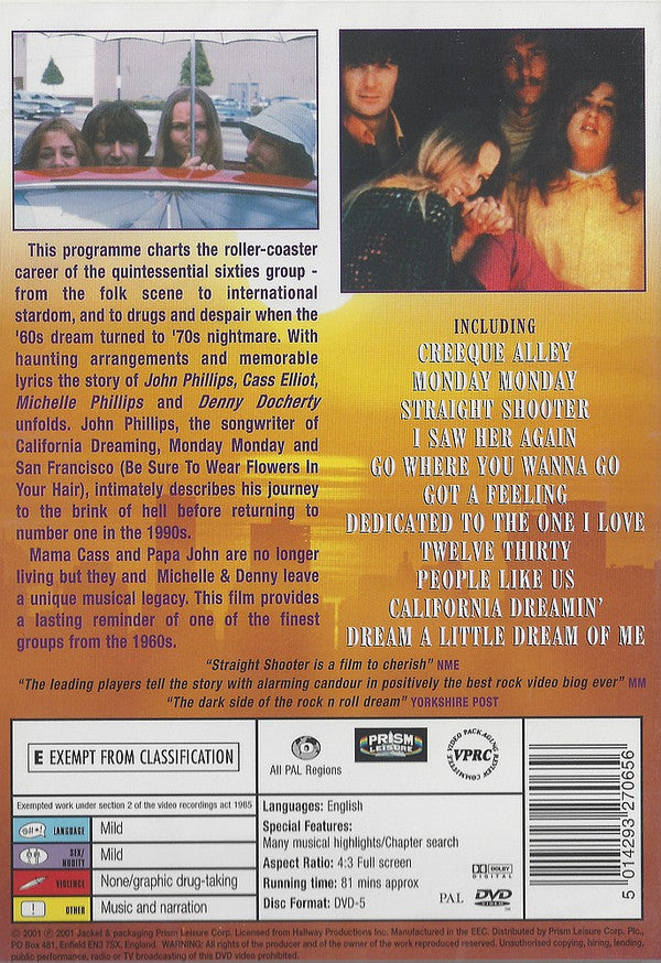 The Mamas & The Papas : Straight Shooter (DVD-V)