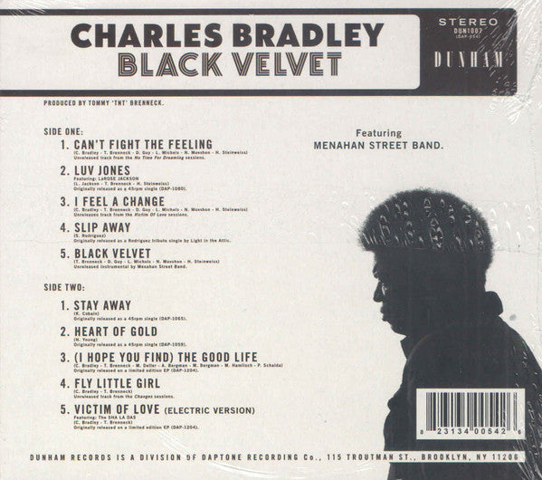Charles Bradley : Black Velvet (CD, Album)