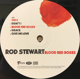 Rod Stewart : Blood Red Roses (2xLP, Album)