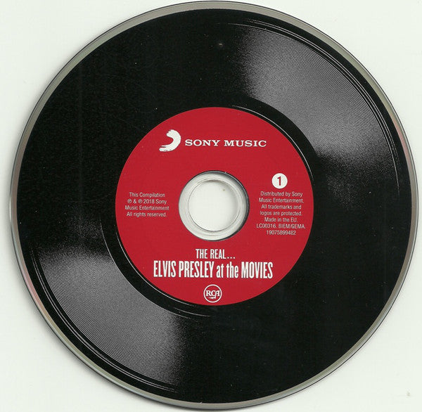 Elvis Presley : The Real... Elvis Presley At The Movies (3xCD, Comp + Box)