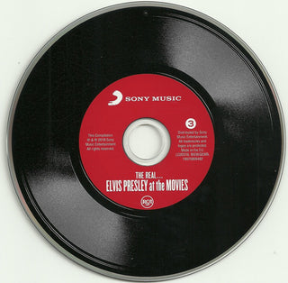 Elvis Presley : The Real... Elvis Presley At The Movies (3xCD, Comp + Box)