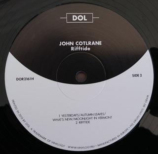 John Coltrane : Rifftide (LP, Album, RE)