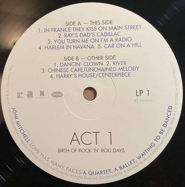 Joni Mitchell : Love Has Many Faces (A Quartet, A Ballet, Waiting To Be Danced) (Box, Comp, Ltd, Num + 4xLP + 4xLP, S/Sided)