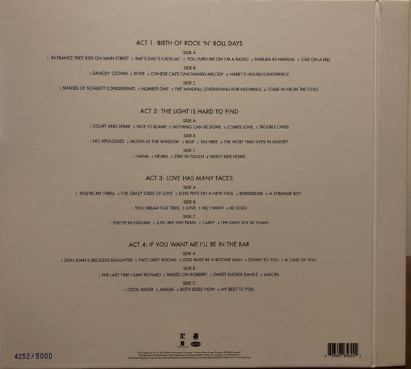Joni Mitchell : Love Has Many Faces (A Quartet, A Ballet, Waiting To Be Danced) (Box, Comp, Ltd, Num + 4xLP + 4xLP, S/Sided)
