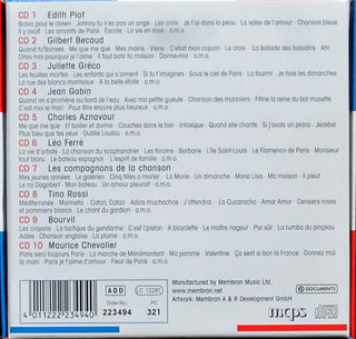 Various : Vive La Chanson  (10xCD, Comp)