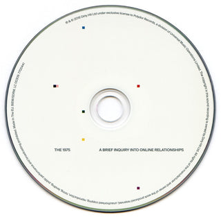 The 1975 : A Brief Inquiry Into Online Relationships (CD, Album)