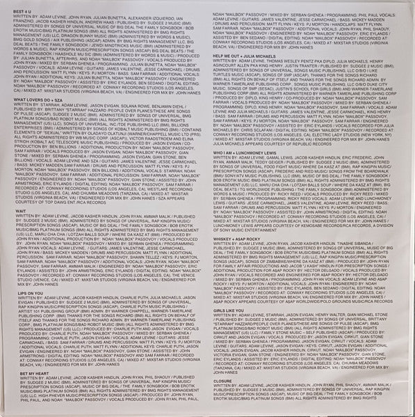 Maroon 5 : Red Pill Blues (LP, Blu + LP, Red + Album, Dlx, RE)