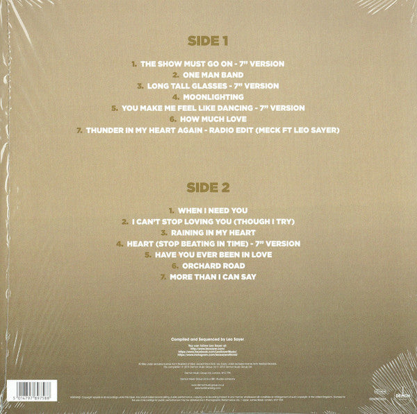 Leo Sayer : The Gold Collection (LP, Album, Comp, Gol)