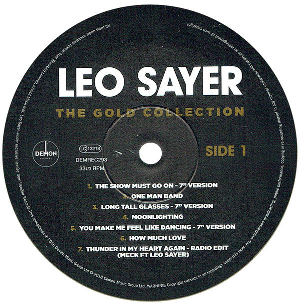 Leo Sayer : The Gold Collection (LP, Album, Comp, Gol)