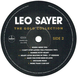 Leo Sayer : The Gold Collection (LP, Album, Comp, Gol)