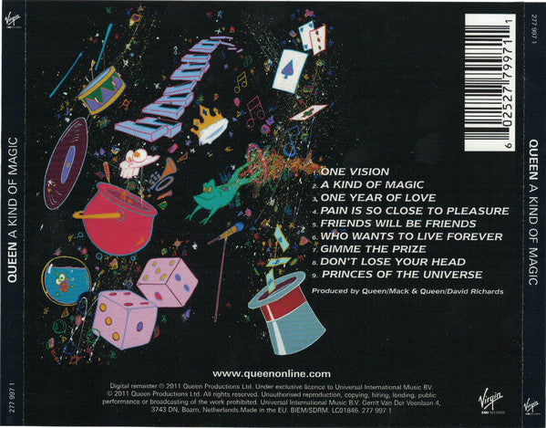 Queen : A Kind Of Magic (CD, Album, RE, RM, RP)