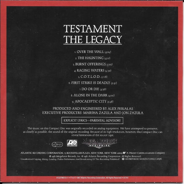 Testament (2) : Original Album Series (Box, Comp + CD, Album, RE + CD, Album, RE + CD, Al)