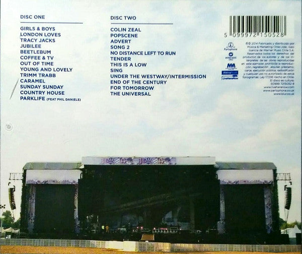 Blur : Parklive (2xCD, Album)