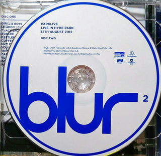 Blur : Parklive (2xCD, Album)