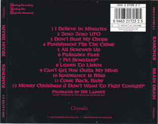 Ramones : Brain Drain (CD, Album, RP)