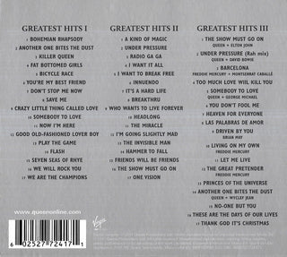 Queen : Greatest Hits I II & III (The Platinum Collection) (CD, Comp, RM + CD, Comp, RM + CD, Comp, RM + Box, )