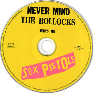 Sex Pistols : Never Mind The Bollocks Here's The Sex Pistols (CD, Album, RE, RM, RP)