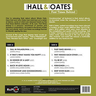 Daryl Hall & John Oates : Past Times Behind (LP, Comp, RE, 180)