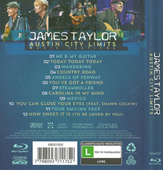 James Taylor (2) : Austin City Limits - Music Festival (Blu-ray, RP, Multichannel, AB,)