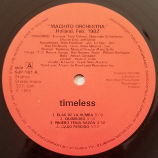 Machito And His Salsa Big Band : Machito And His Salsa Big Band 1982 (LP, Album)