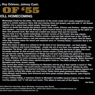 Carl Perkins, Jerry Lee Lewis, Roy Orbison, Johnny Cash : Class Of '55 (Memphis Rock & Roll Homecoming) (CD, Album, RE, RM)