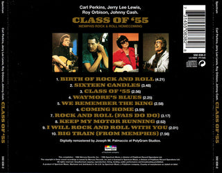 Carl Perkins, Jerry Lee Lewis, Roy Orbison, Johnny Cash : Class Of '55 (Memphis Rock & Roll Homecoming) (CD, Album, RE, RM)