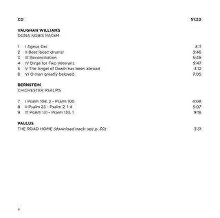 The King's College Choir Of Cambridge, Ralph Vaughan Williams, Leonard Bernstein, Stephen Cleobury, Britten Sinfonia : Dona Nobis Pacem; Chichester Psalms (SACD, Hybrid, Multichannel, Album)