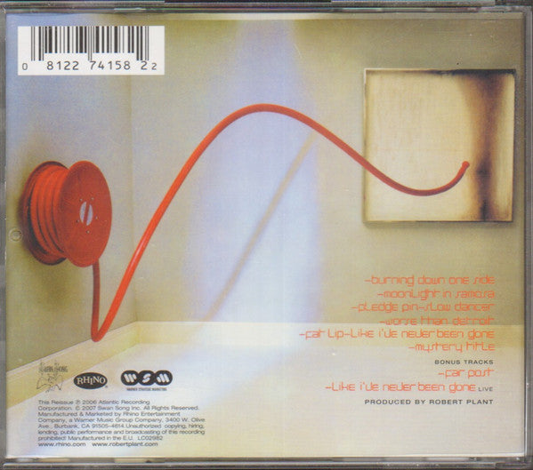 Robert Plant : Pictures At Eleven (CD, Album, RE, RM)