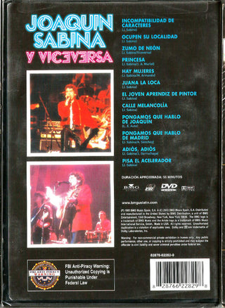 Joaquín Sabina Y Viceversa (3) : En Directo (DVD-V)