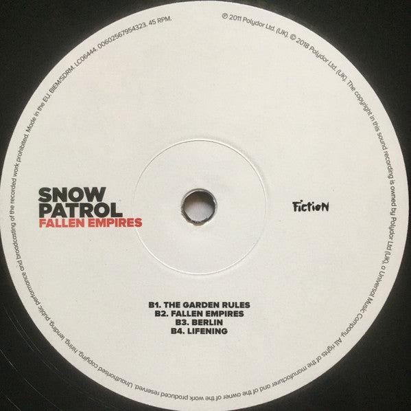 Snow Patrol : Fallen Empires (2x12", Album, RE, 180)