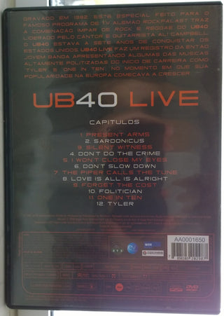 UB40 : UB40 Live (DVD-V, NTSC, AC-)