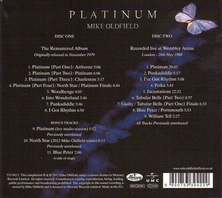 Mike Oldfield : Platinum (CD, Album, RE, RM + CD, Album + Dlx, Dig)