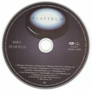 Mike Oldfield : Platinum (CD, Album, RE, RM + CD, Album + Dlx, Dig)