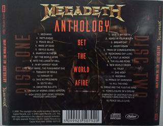 Megadeth : Anthology: Set The World Afire (2xCD, Comp)