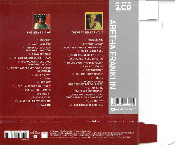 Aretha Franklin : The Very Best Of Vol. 1 / The Very Best Of Vol. 2 (CD, Comp, RE + CD, Comp, RE + Box, Comp)