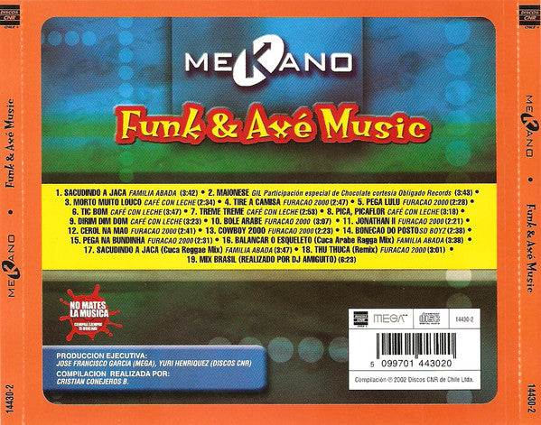 Various : Mekano - Funk & Axé Music  (CD, Comp)