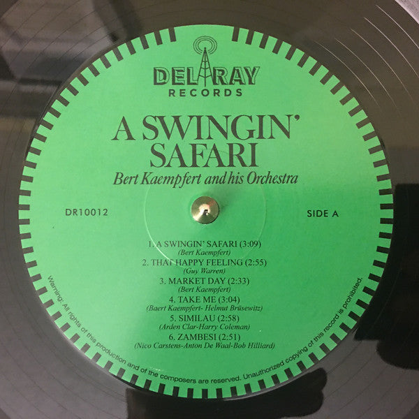 Bert Kaempfert & His Orchestra : A Swingin' Safari (LP, Album, Ltd, RE, RM, 180)