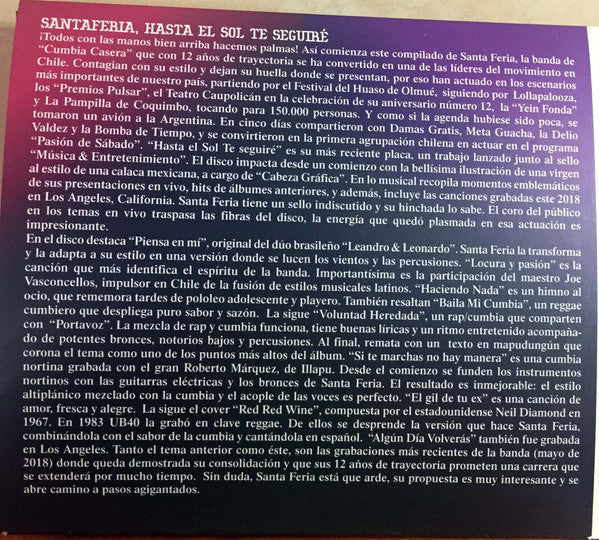 Santa Feria : Hasta El Sol Te Seguiré (LP, Comp)