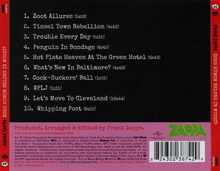 Frank Zappa : Does Humor Belong In Music? (CD, Album, RE, RM)