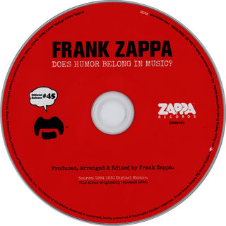 Frank Zappa : Does Humor Belong In Music? (CD, Album, RE, RM)